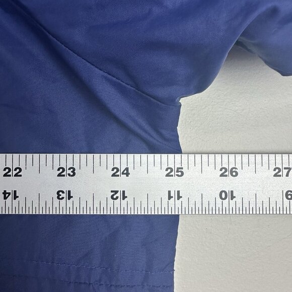 Vintage Gap Windbreaker Adult Medium Blue Pullover 1/4 Zip Hooded Y2K - Picture 7 of 9